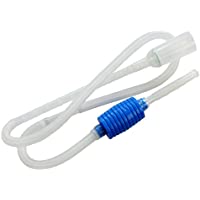 BPS® Limpiafondos Acuario Accesorio Sifón Limpieza Pecera Tubo Saca Agua Bomba Manual Cambiador el Agua 2 Dimensiones…